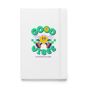 Good Vibes Hardcover bound notebook