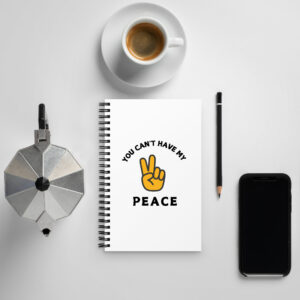 Peace Spiral notebook