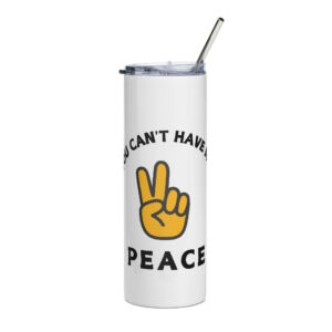 Peace Stainless Steel Tumbler
